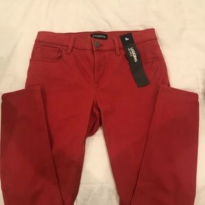 Cranberry/rust Jeans